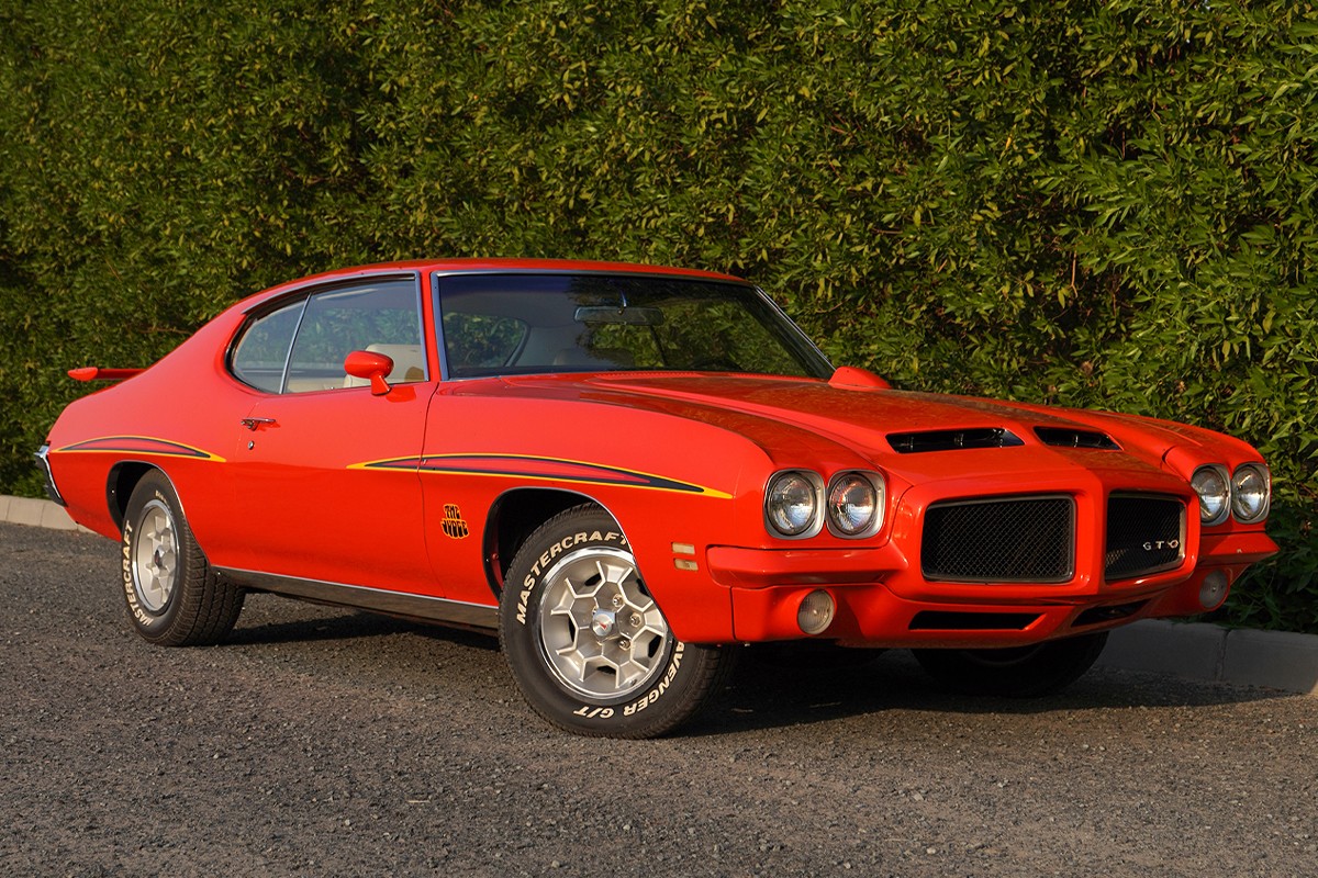 1971 Pontiac GTO 400 Coupe Orange