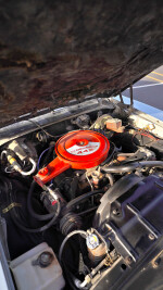 1969 Oldsmobile 442 Coupe Silver w-red