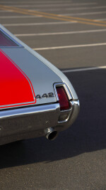 1969 Oldsmobile 442 Coupe Silver w-red